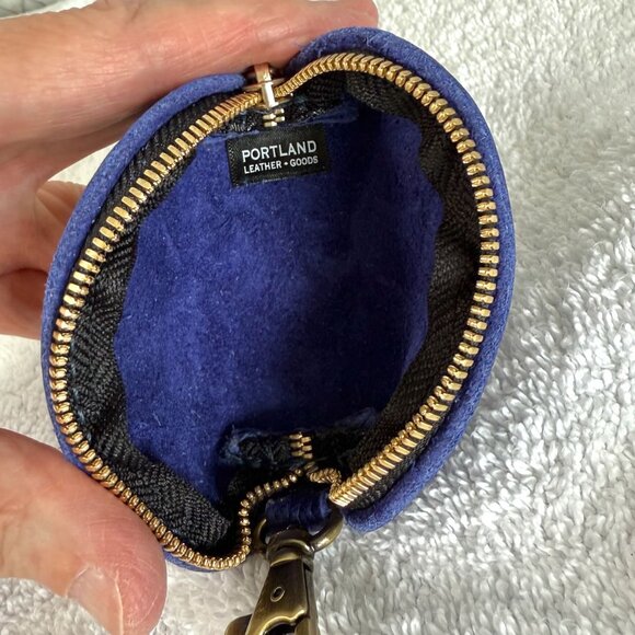 Portland Leather Cobalt Taco Keychain Pouch - Brand New - Picture 5 of 6